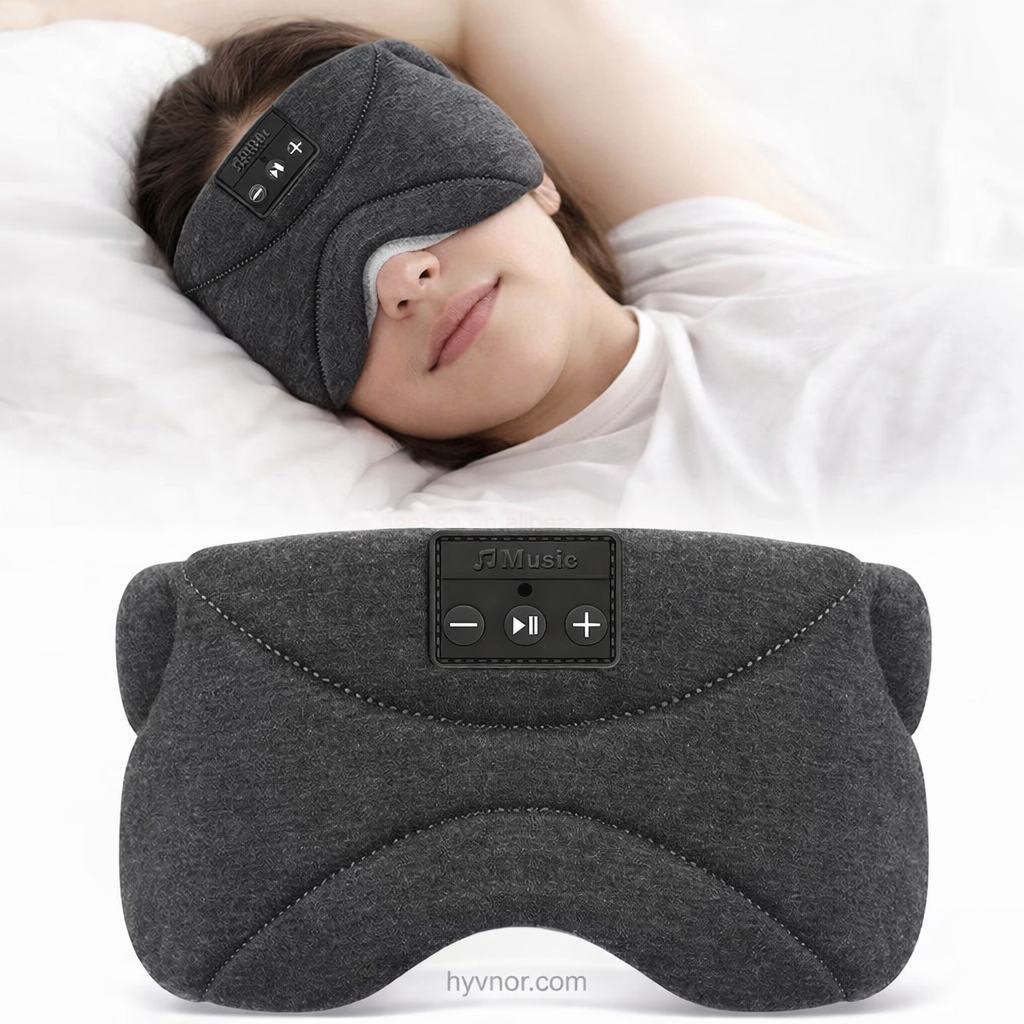 HYVNOR™ Wireless Sleep Headband – Bluetooth Comfort Mask